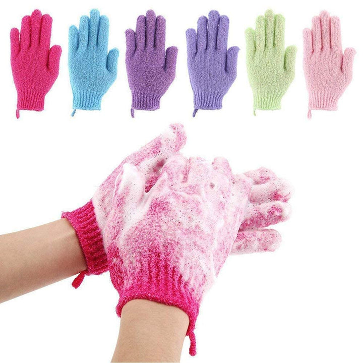 Codream 6 Pair Bath Exfoliating Gloves Nylon Shower Glo