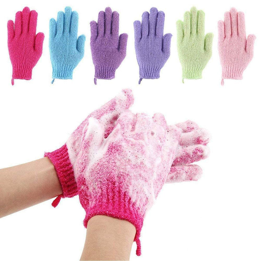 Codream 6 Pair Bath Exfoliating Gloves Nylon Shower Glo