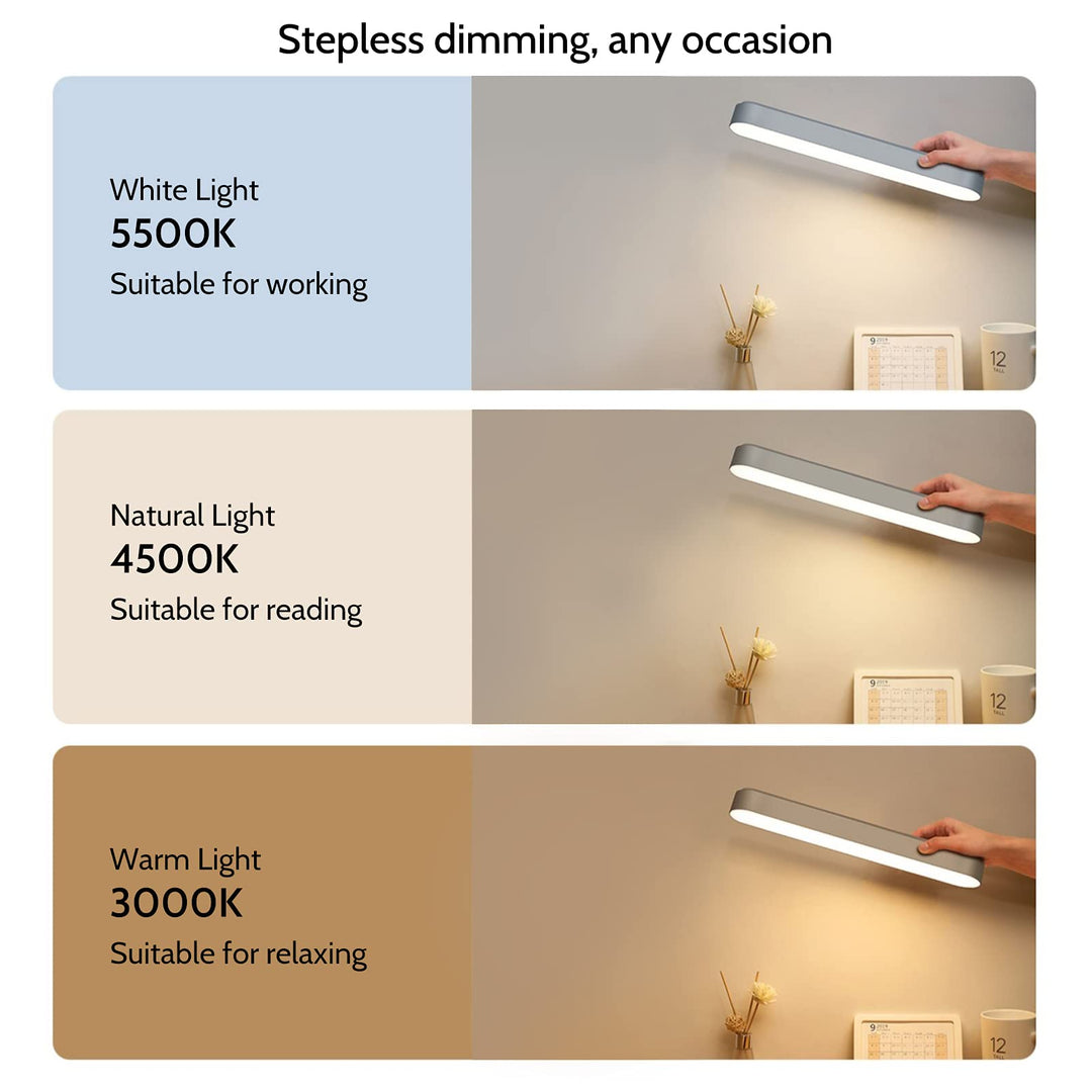 AKSDA Closet Stick on Light, LED Dimmable Under Cabinet
