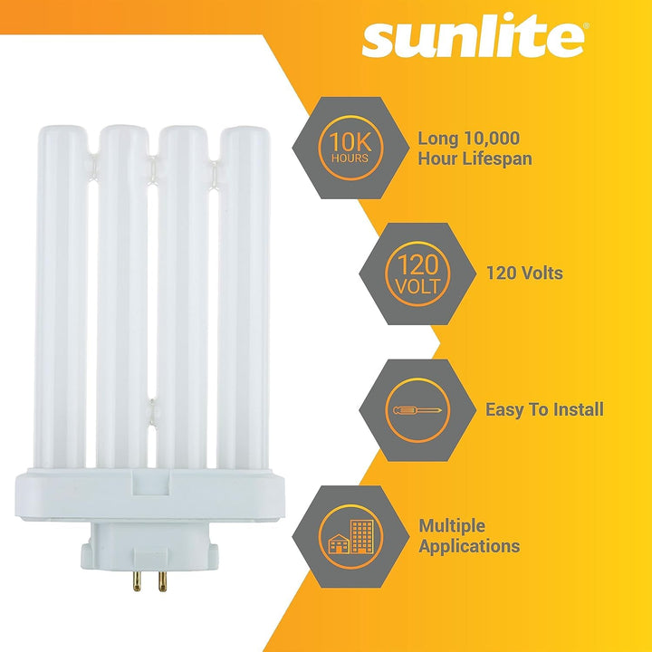 Sunlite FML27/65K Quad Tube Plug-in Compact Fluorescent