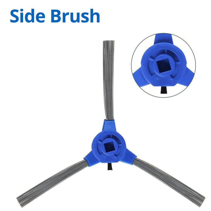 Replacement Parts Compatible with eufy RoboVac 11S RoboVac 30 RoboVac 30C RoboVac 15C RoboVac 12 RoboVac 35C RoboVac 15T Accessory, 19 Pack (10 Filters + 8 Side Brushes + 1 Rolling Brush)