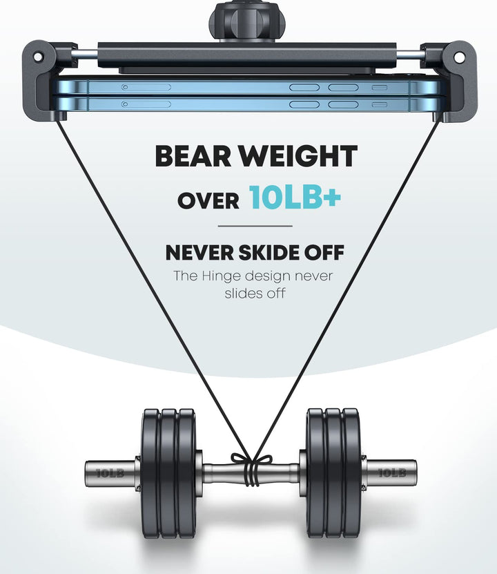 Car Cup Holder Tablet Mount, Universal Tablet &amp; Smartphone Car Cradle Holder for iPad Pro/Air/Mini, Kindle,Tablets Nintendo Switch Smartphones, Compatible with 4.7 to 12.9 Devices