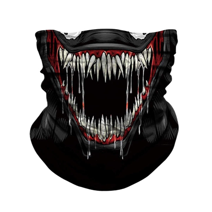 Skull Face Mask UV Sun Dust Neck Gaiter Bandana Headwear Motorcycle