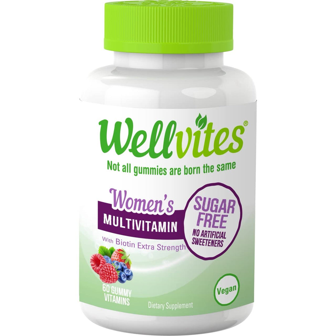 Wellvites Sugar Free Multivitamin Gummies for Women wit