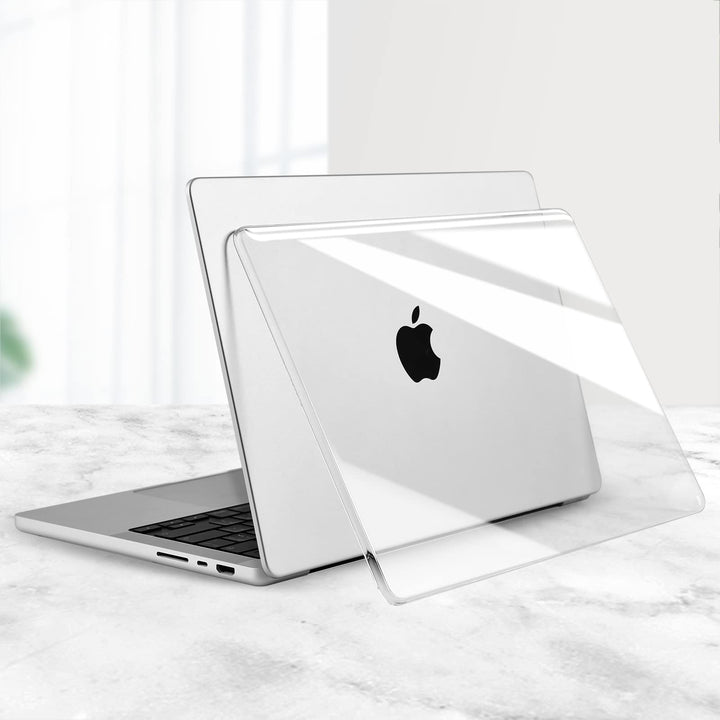 Case Compatible with MacBook Pro 14 inch 2024-2021 M4 M3 M2 M1 Pro Max Chip A3112 A3185 A3401 A2918 A2992 A2779 A2442, Hard Shell Cases with Keyboard Cover, Screen Protector - Crystal Clear