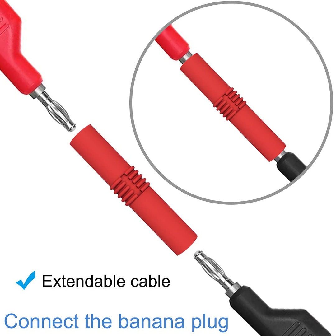 DKARDU 10 PCS 4mm Banana Plug Coupler Female to Female 