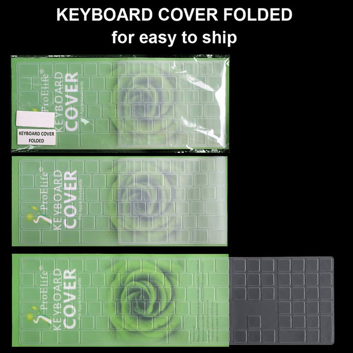 ProElife Keyboard Cover Skin for Apple Wired USB Keyboa