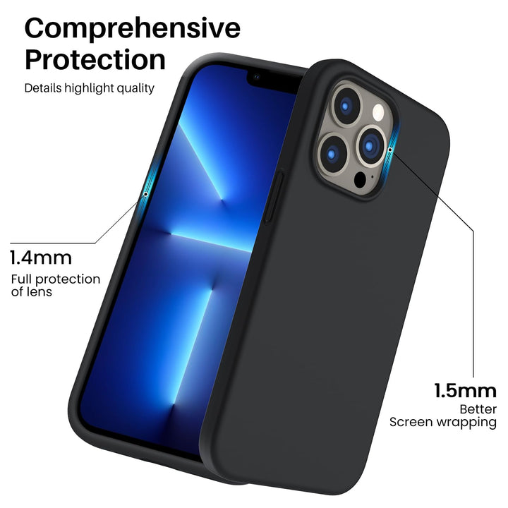 ORNARTO Shockproof Liquid Silicone Designed for iPhone 