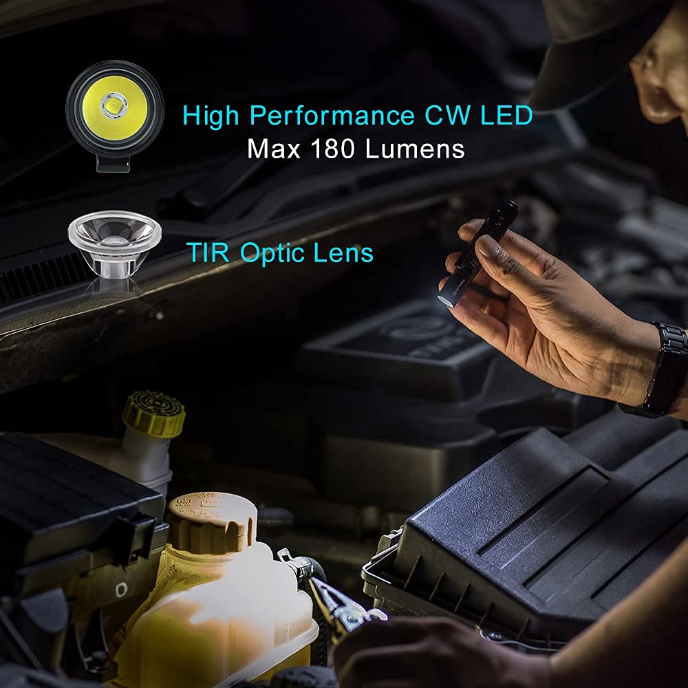 OLIGHT I3T EOS 180 Lumens Dual-Output Slim EDC Flashlig