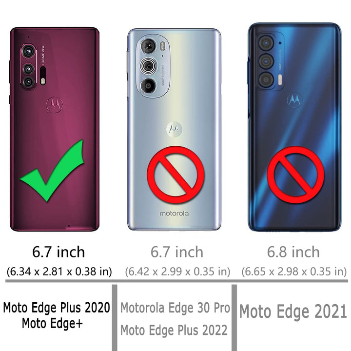 Osophter for Moto Edge Plus Case Clear Moto Edge+ Case 