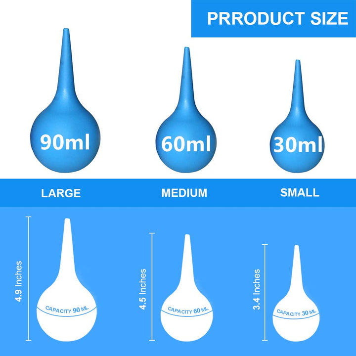 SHJYKRU 30ml Ear Syringe Hand Bulb Syringe Ear Washing 
