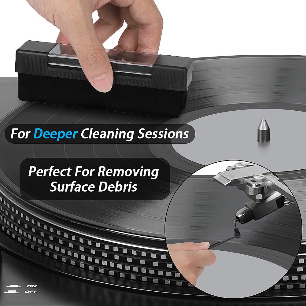 StylusTimer &amp; Record Cleaner Kit - 4-in-1 Anti 