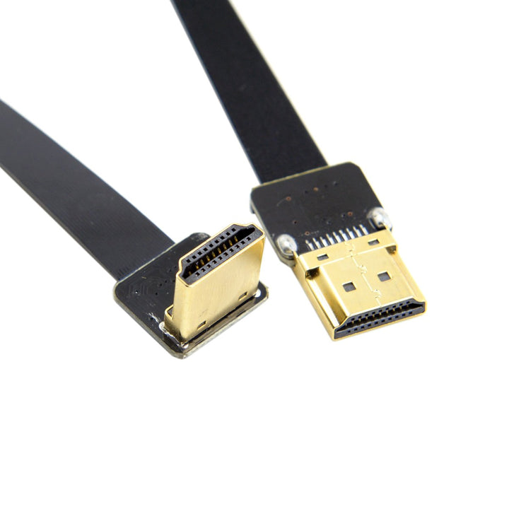 chenyang CY 20cm FPV HDMI Male to 90 Degree Down Angled