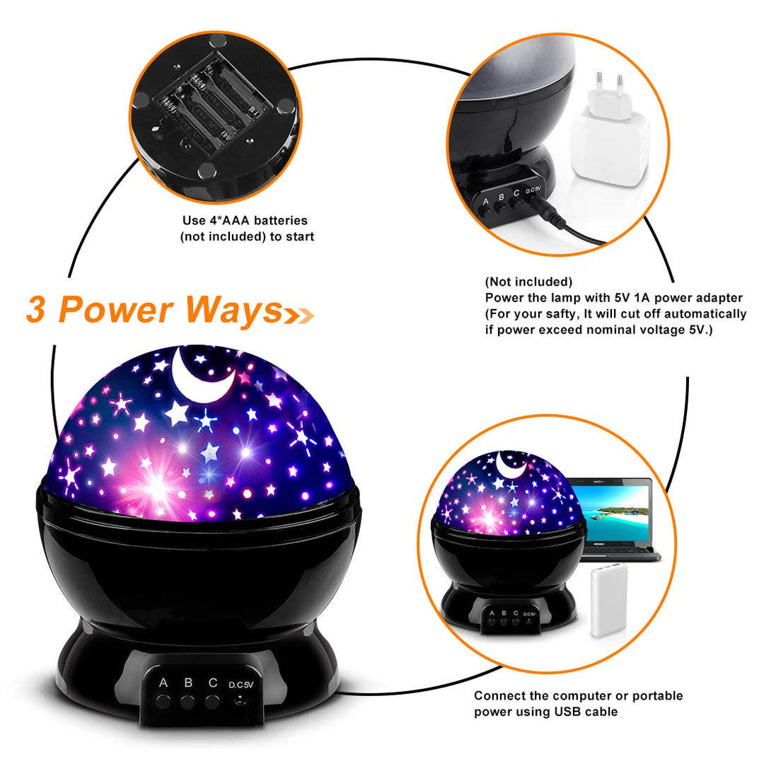 MOKOQI Star Projector Night Lights for Kids, Birthday G
