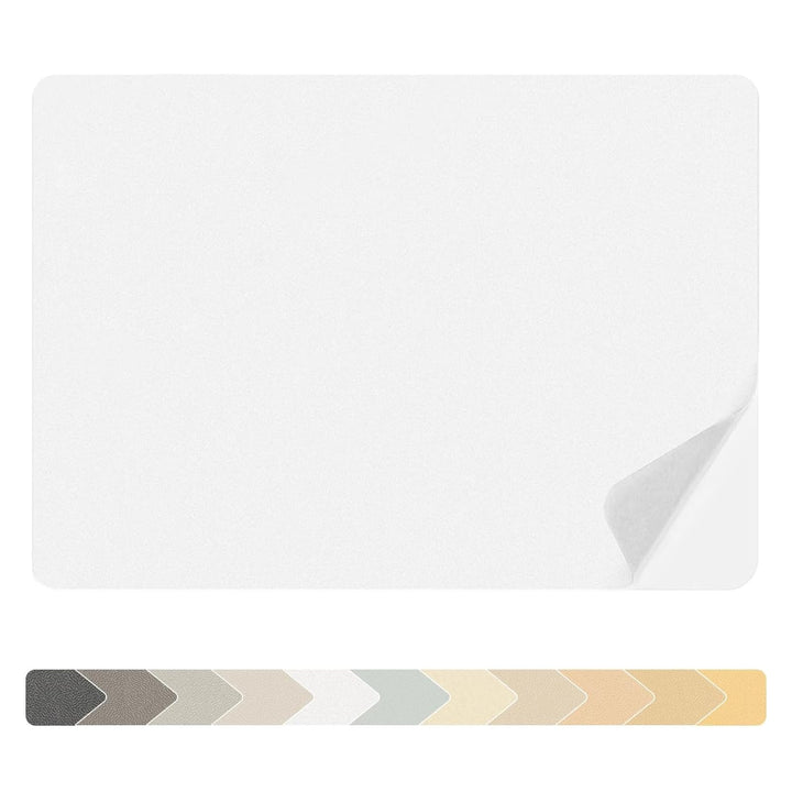 Leather Repair Patch 3×4 inch Self-Adhesive Leather Repair Tape, Scratch/Holes Vinyl Repair Kit for Couch, Car Seat, Sofas, DIY Furniture Upholstery, Chair, Jackets, First-aid(Ivory White)