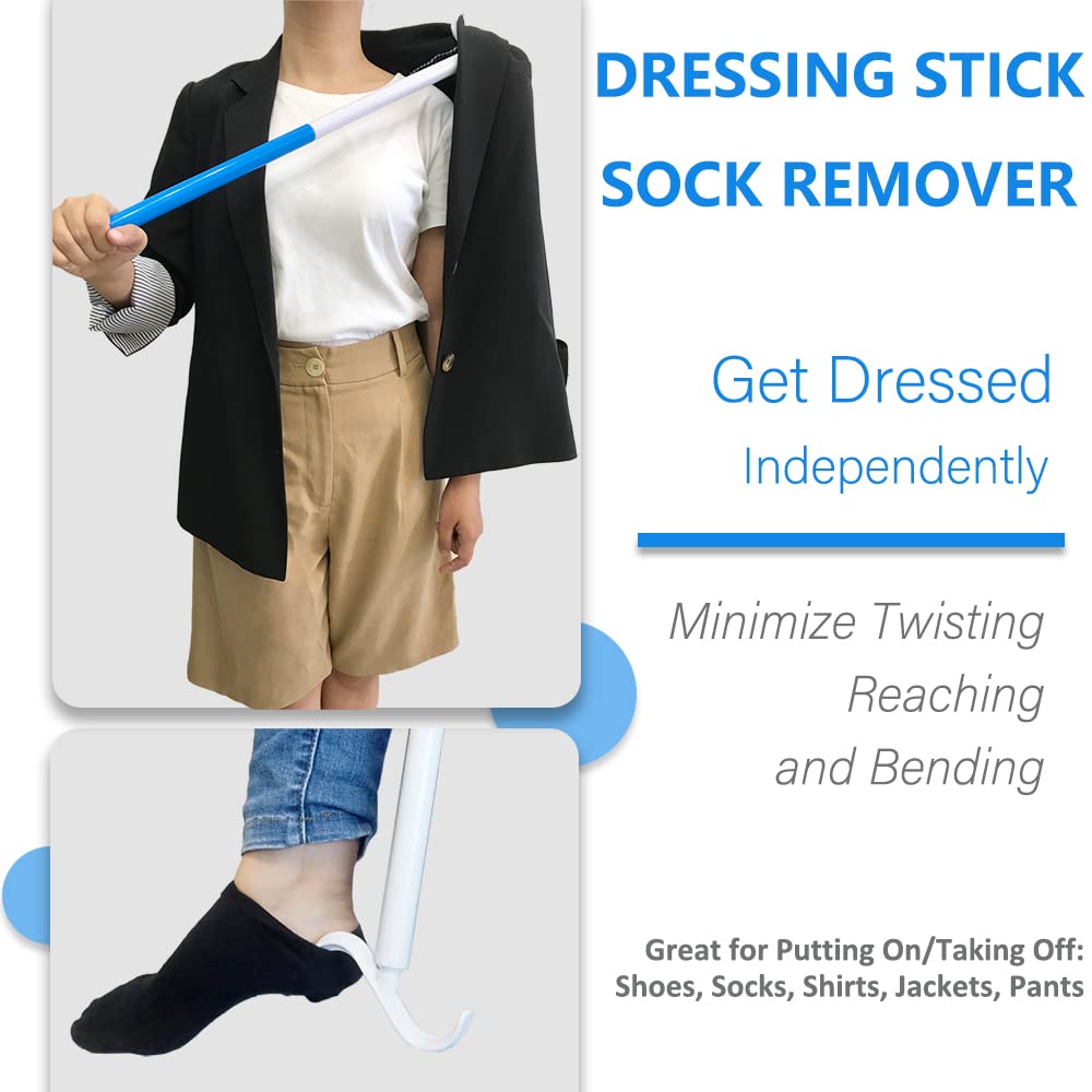 Long Shoe Horn Dressing Stick Aid Helper