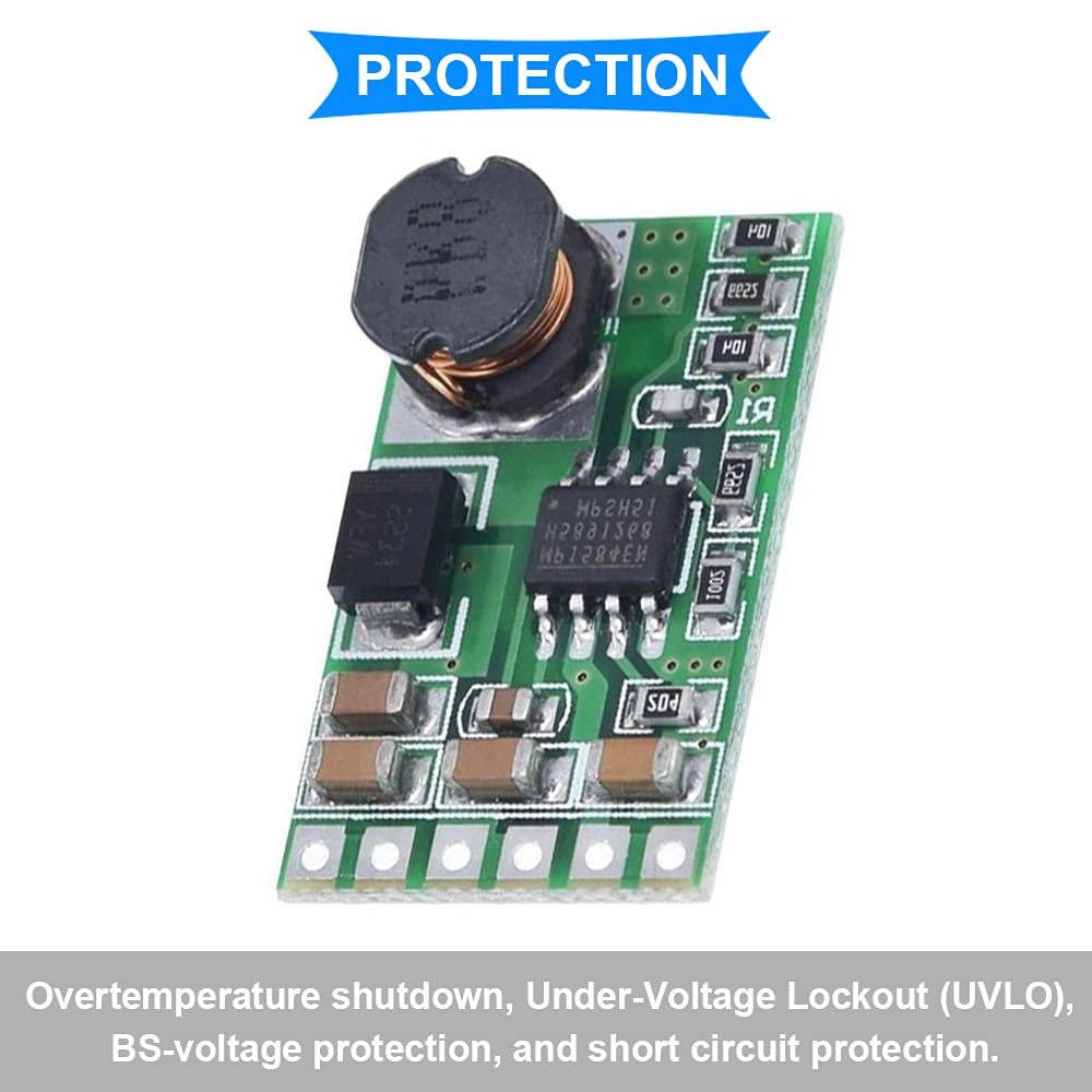 DKARDU 2PCS DC-DC Buck Converter 4.5V-27V to 3V 3.3V 3.
