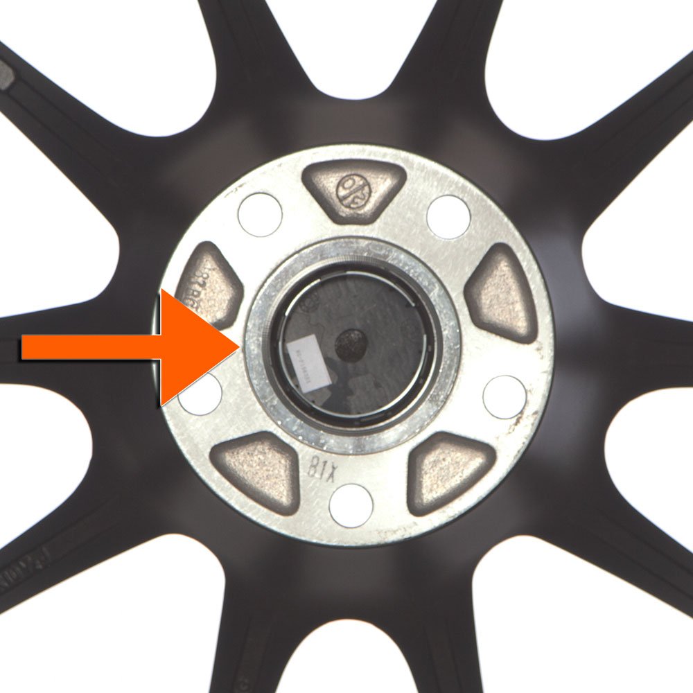 73.1mm OD to 65.1mm ID Silver Aluminum Hub Centric Rings