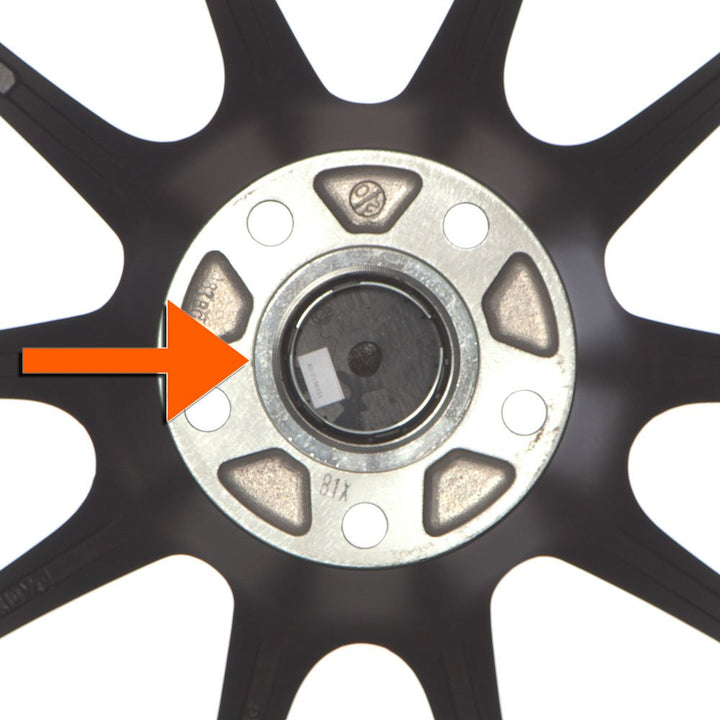 73.1mm OD to 65.1mm ID Silver Aluminum Hub Centric Rings