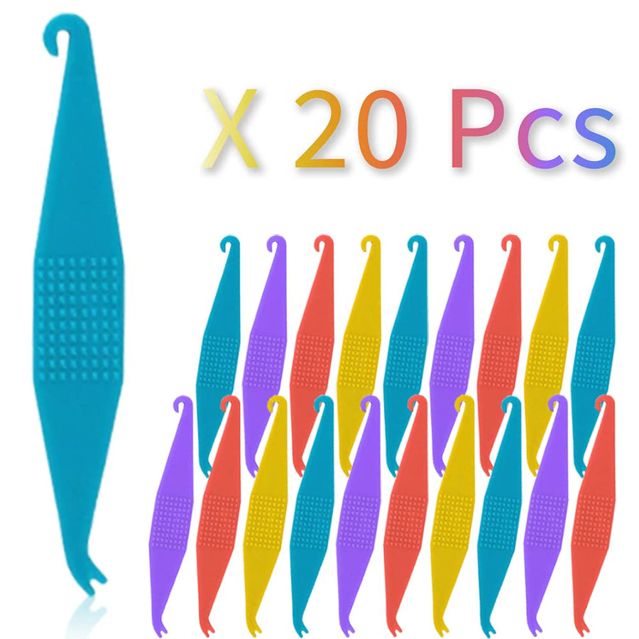 20 Pack Dental Elastic Rubber Bands Placers for Braces 