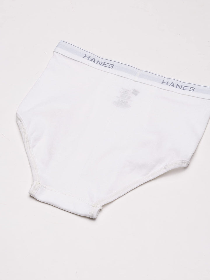 Men&#39;s 6-Pack FreshIQ Tagless Cotton Brief, White, Medium