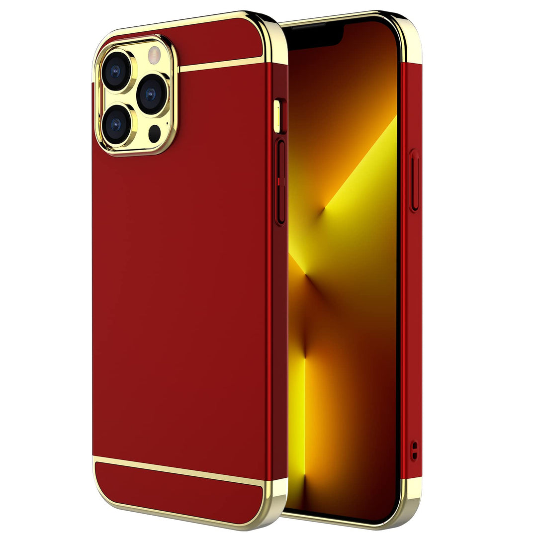 RORSOU 3 in 1 Ultra Thin and Slim Hard Case Coated Non 