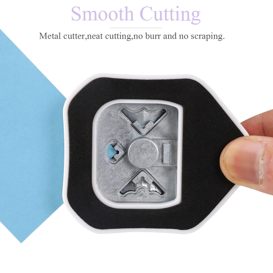 3 Way Beauty Shape Corner Punch, 3 in 1 Corner Paper Punch for Paper Crafts, Laminate, Cardstock, Business Card, DIY Projects, Photo, Card Making and Scrapbooking