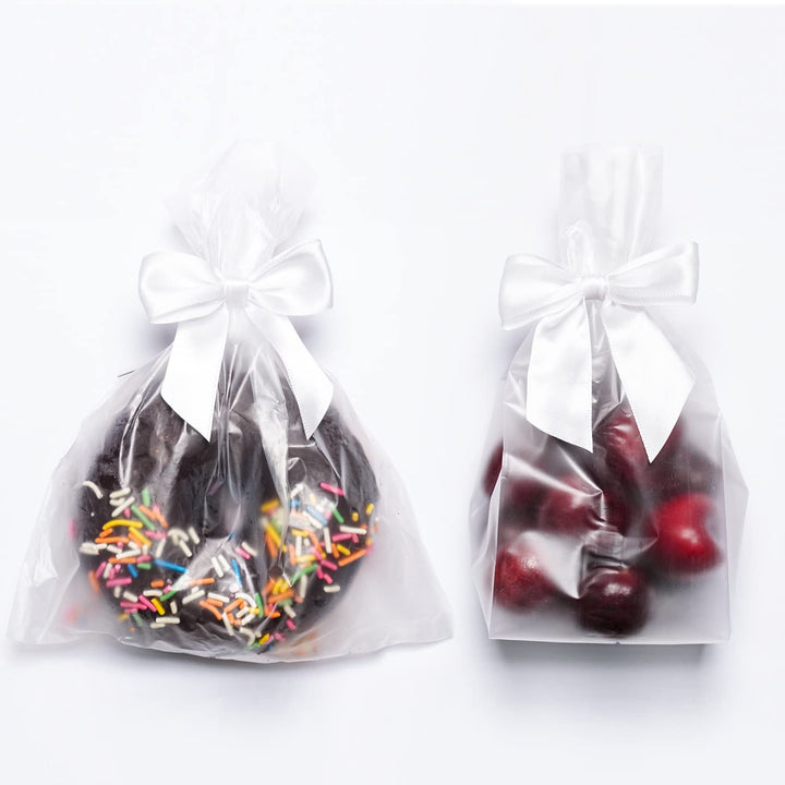 Rainbow Pana 120 Pack Twist Tie Bows for Treat Bags 3 W