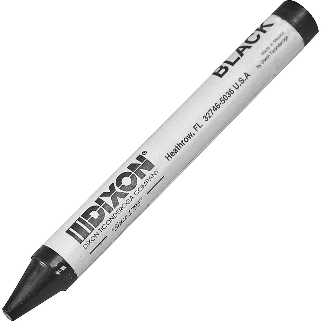 Long-Lasting Marking Crayons, 5, Black, Pack of 12