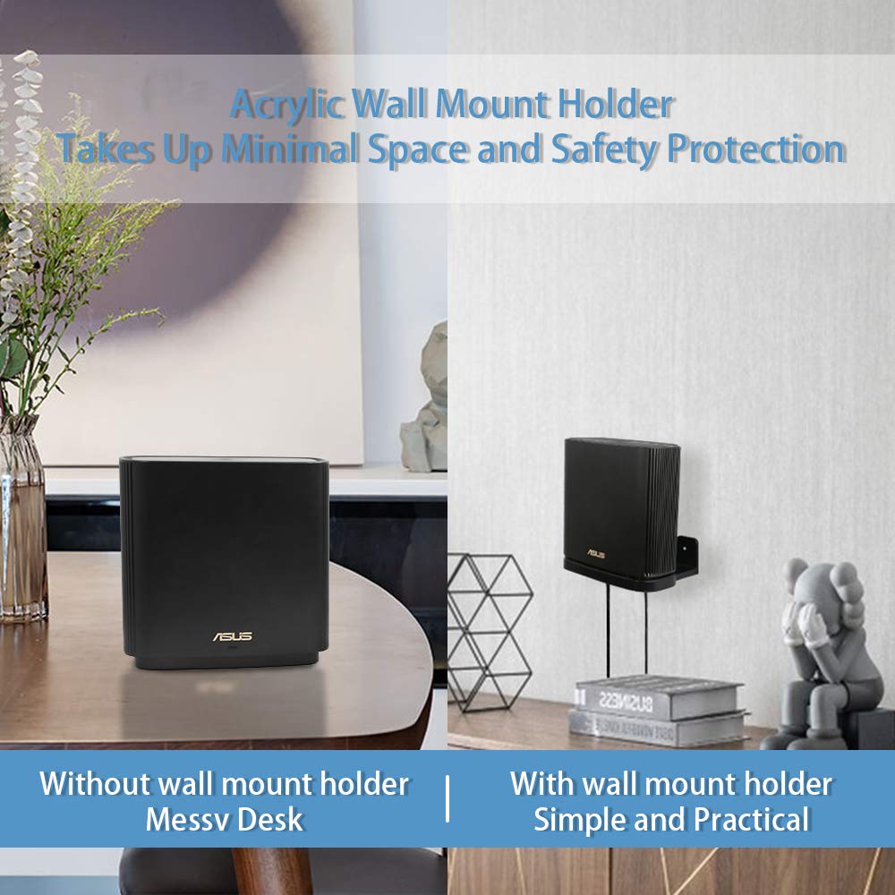 Wall Mount Holder for ASUS ZenWiFi AX Whole-Home Tri-Ba