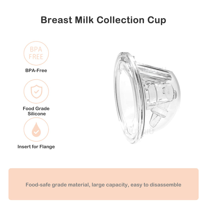 Wearable Breast Pump Replace Parts 2Pcs Duckbill Valves &amp; 2Pcs Silicone Diaphragm