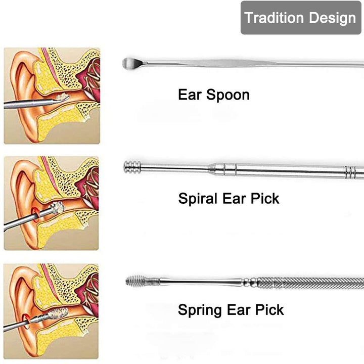 Ear Pick Earwax Removal Kit, Ear Curette Ear Wax Remove
