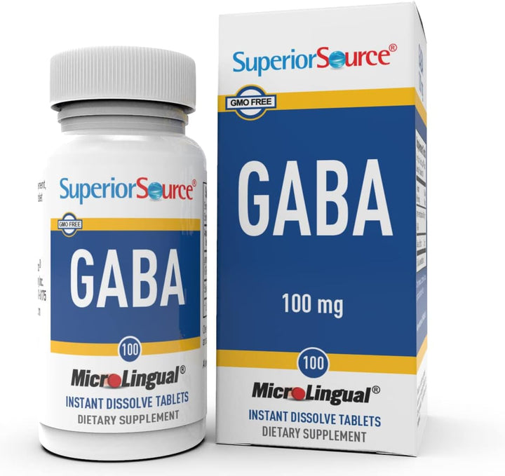 Superior Source GABA 100 mg, Quick Dissolve MicroLingua