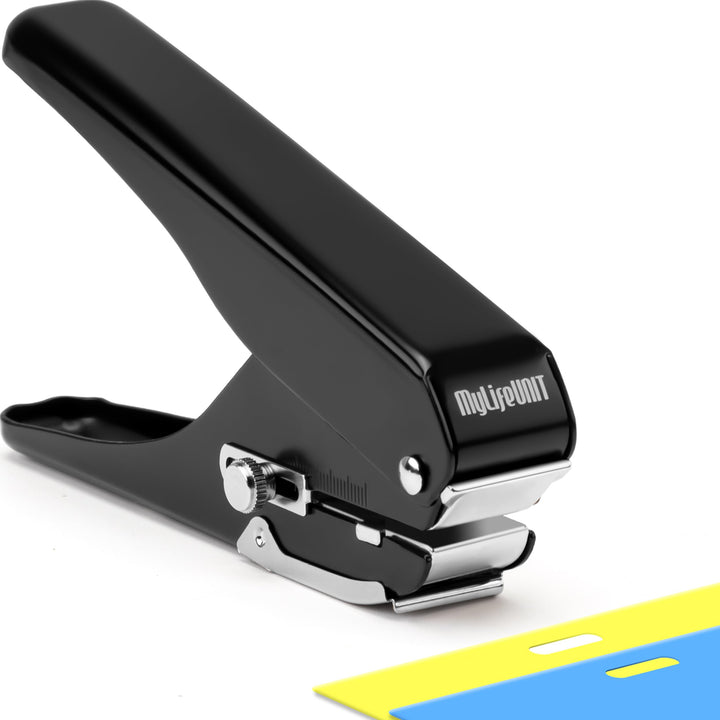 Badge Hole Punch, Slot Puncher for Id Card, PVC Slot and Paper, Heavy-Duty Hole Punch for Pro Use