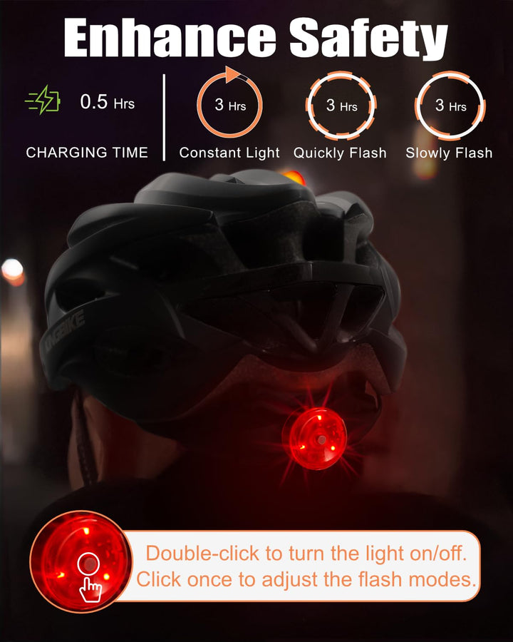 Bike Helmet Men Women Bicycle Adult Cycling Road Mountain MTB Helmets for Mens Womens Adults Casco para Bicicleta with Safety Light Portable Bag Accessories