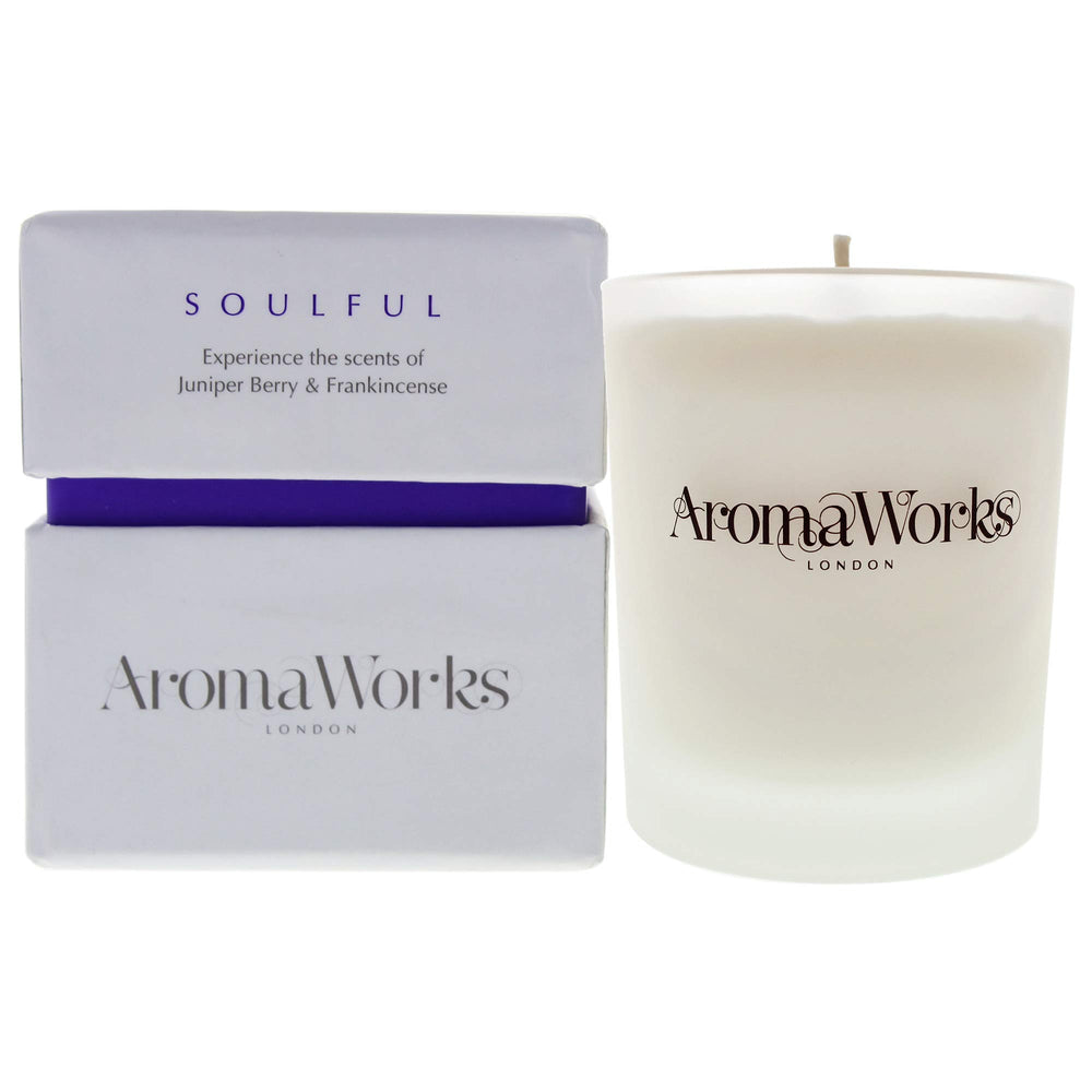 Aromaworks Soulful Candle - Lifts Mood and Invigorates 