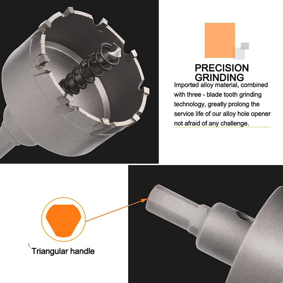 Hole Saw, Metal Cutting,16mm-70mm Stainless Steel Hole Cutter for Iron Sheet, Stainless Steel, Metal Pipes (53mm)