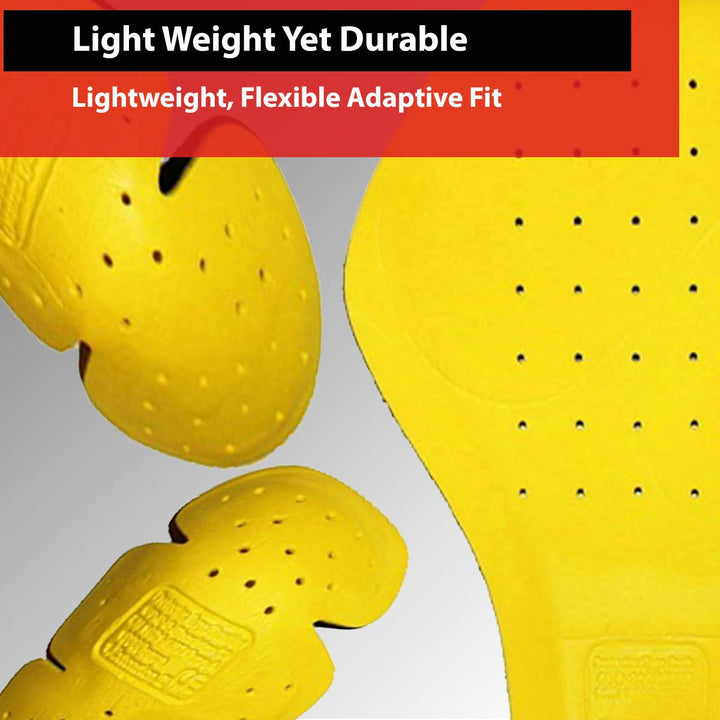 5-PC Triple Density CE Removable Armor for Motorcycle Street Biker Jackets 5PC Set Universal Size