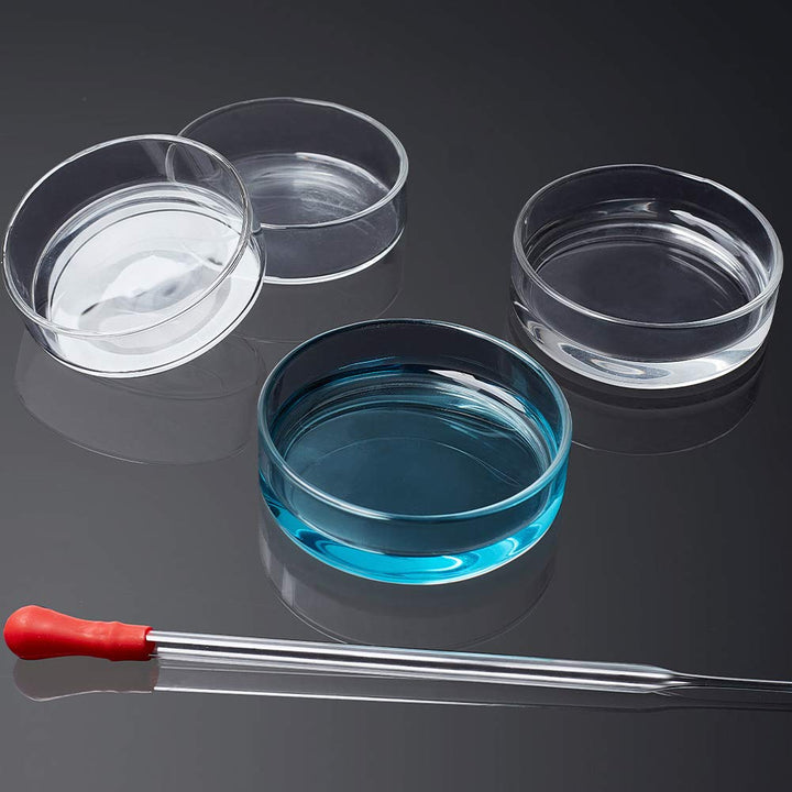 OLYCRAFT 6PCS Glass Petri Dishes High Borosilicate Glas