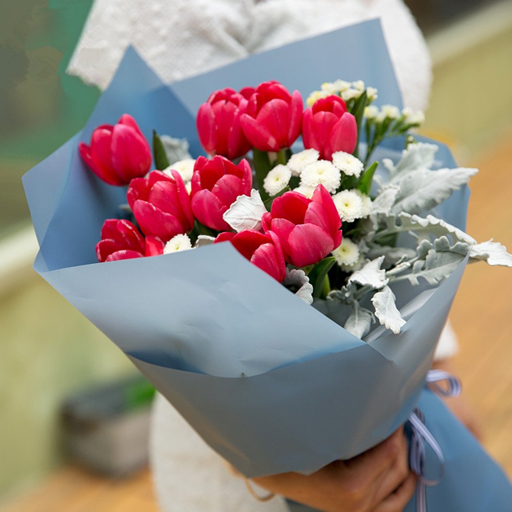 Korean Style Flower Wrapping Paper Floral Bouquet Gift 