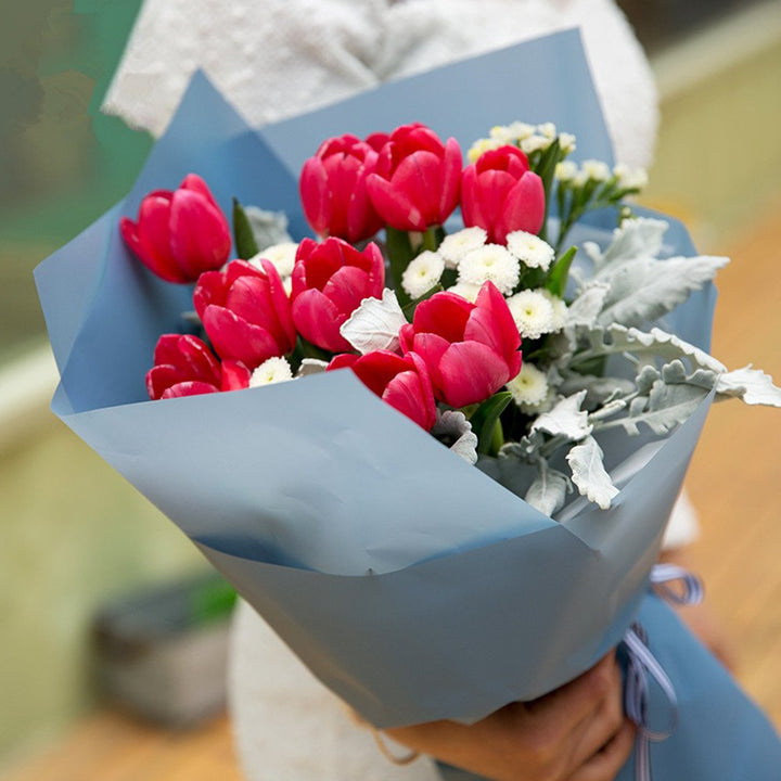 Korean Style Flower Wrapping Paper Floral Bouquet Gift 