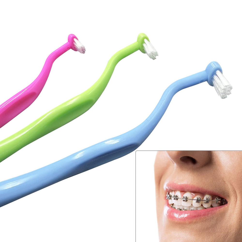 Orthodontic Toothbrush Small Tuft Toothbrush Tiny Compa