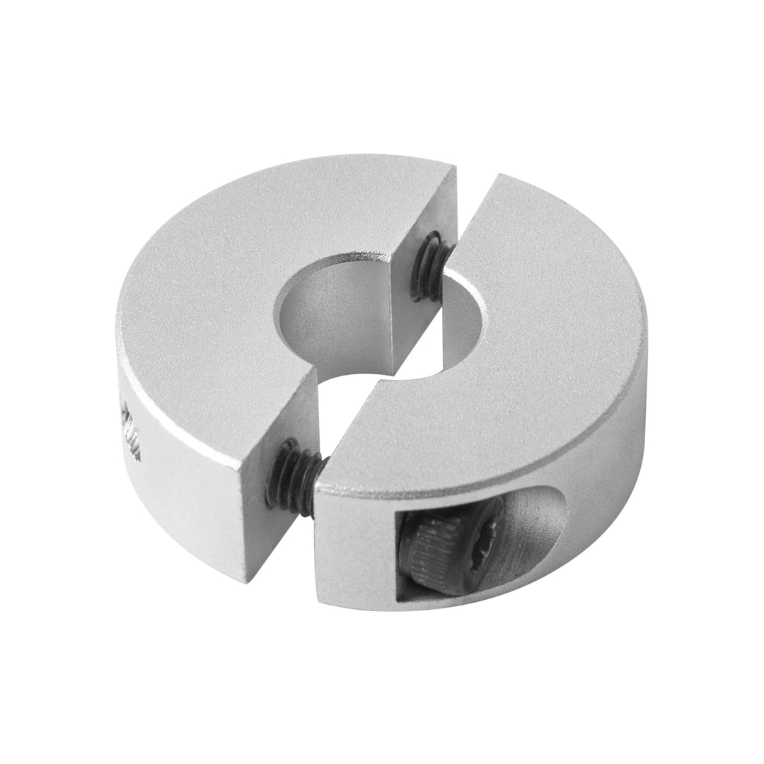 (Pack of 4) Split Shaft Collar Bore 16mm, Aluminum Alloy Two Halves Clamping Collar for Shaft, 35mm OD, 12mm Thickness, with M4 Set Screws