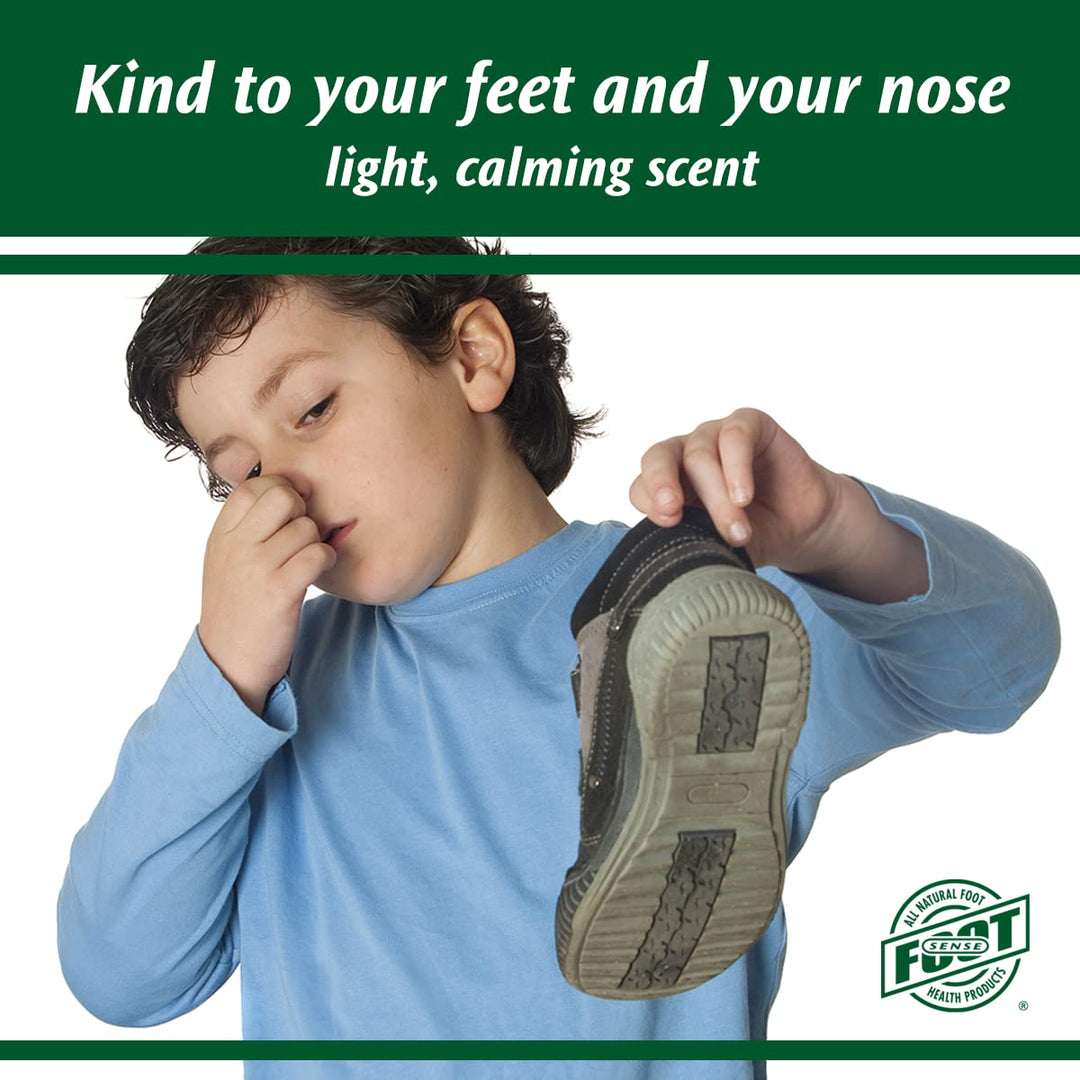 FOOT SENSE All Natural Smelly Foot &amp; Shoe Powde