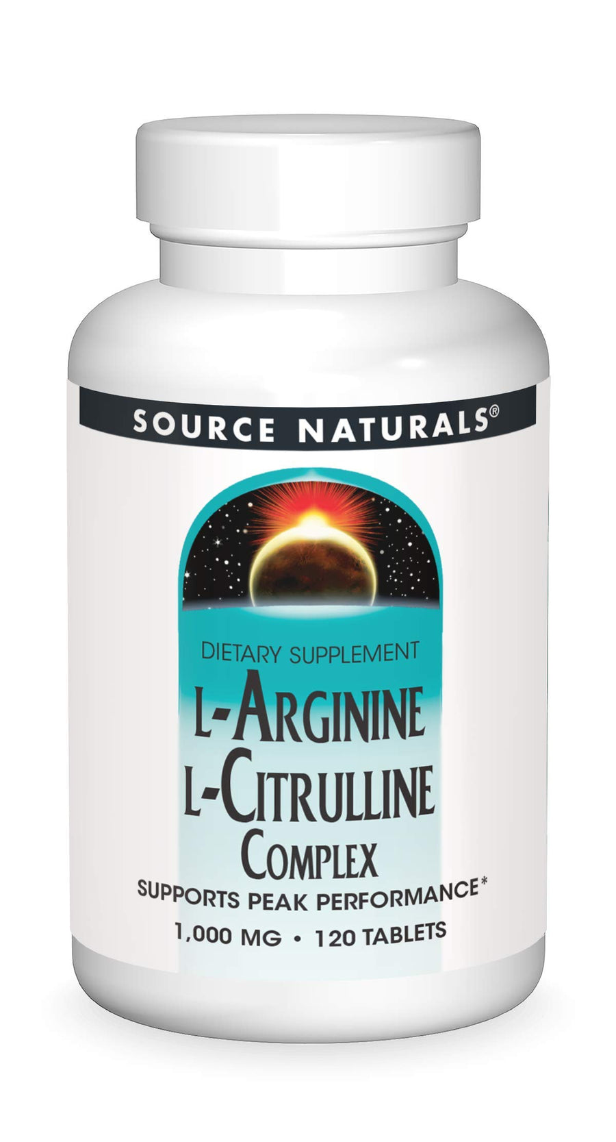 Source Naturals L-Arginine L-Citrulline Complex, 120 Ta