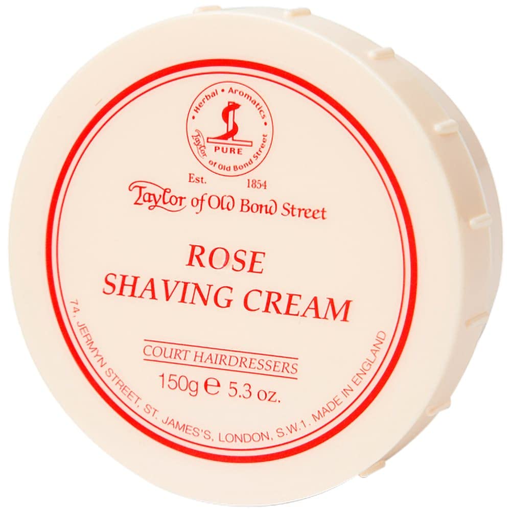 Rose Shaving Cream Jar, 5.3-Ounce (01004)