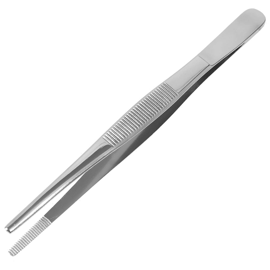 MABIS Stainless Steel Tweezers, Thumb Dressing Forceps,