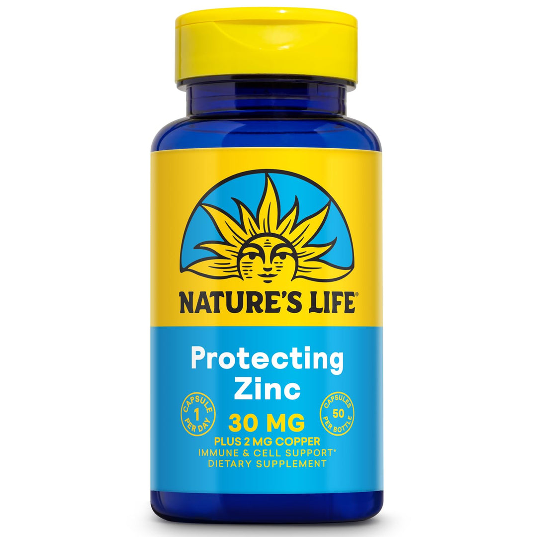 Nature&#39;s Life Zinc Picolinate 30mg Plus 2mg of 