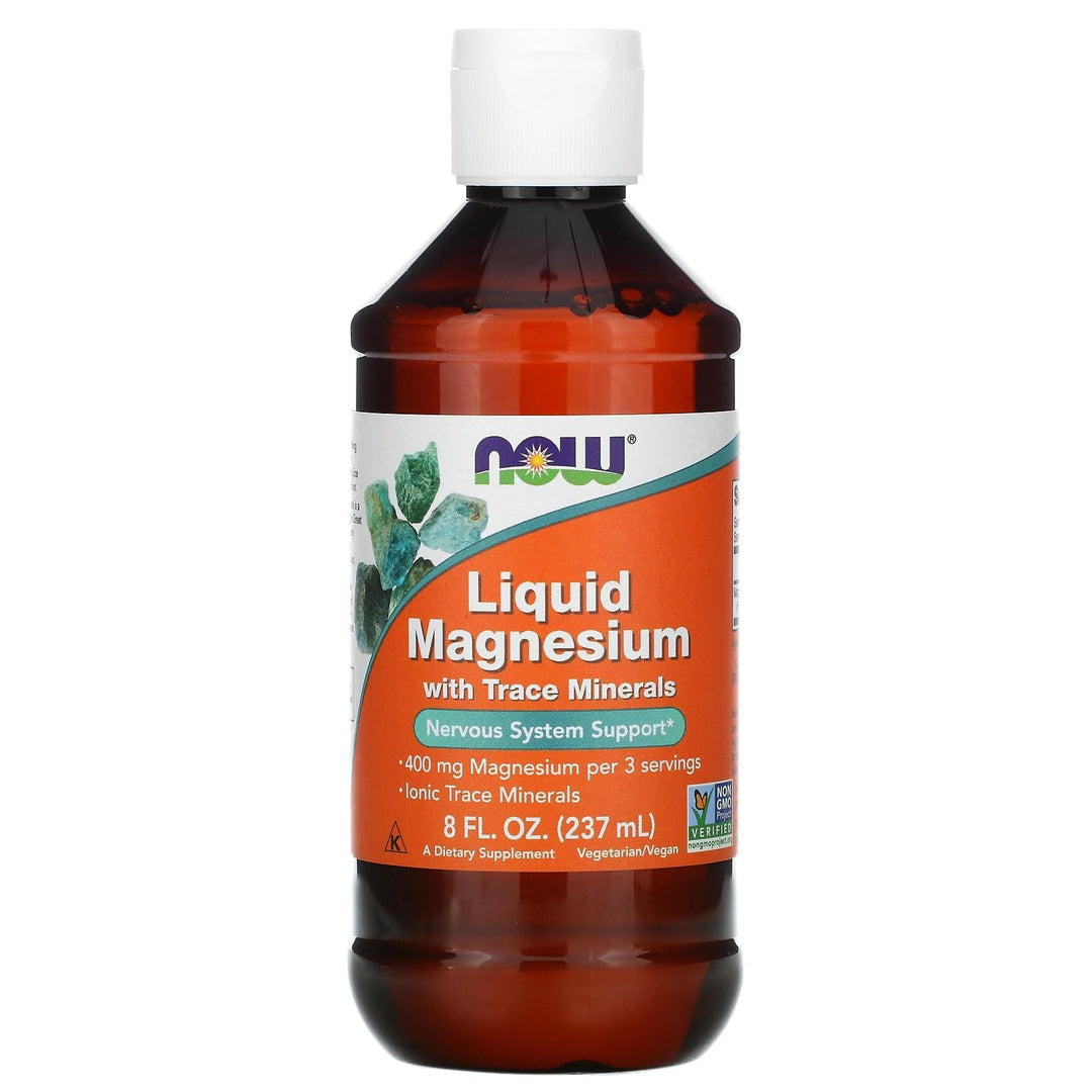 NOW Supplements, Liquid Magnesium with Trace Mineral, N