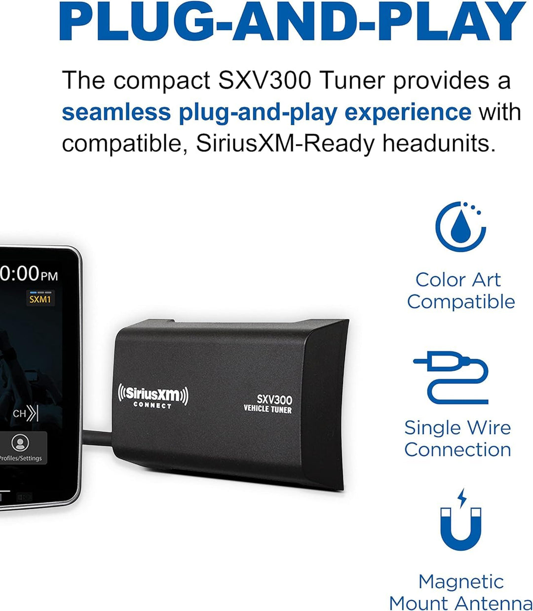 SXV300V1 Satellite Radio Vehicle Tuner - Add to Any -Ready Car Stereo